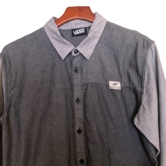 Vans Other - Vans Men’s Sleeve shirt Herringbone patchwork